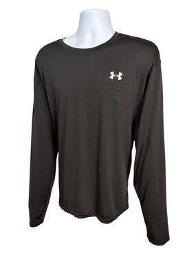 Under Armour Men’s XXL HeatGear Loose Long Sleeve Black Performance Shirt